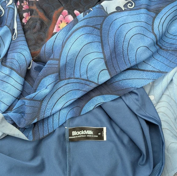 Flight Of Tsuru Stellar Dress Blackmilk Size Small - Picture 2 of 5